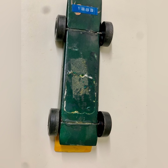 1983 Vintage Hand Crafted Homemade Pinewood Derby Race Car - Picture 12 of 12